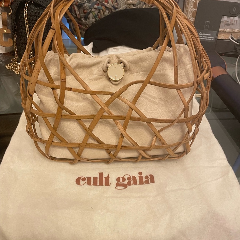 Cult Gaia basket bag